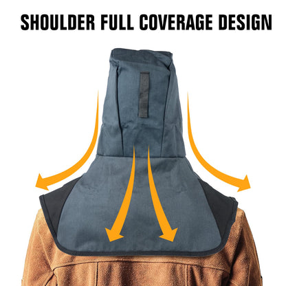 TRQWH Welding Hood Neck Protection - Heat and Abrasion Resistant Protective Head Cover, Welding Caps with Neck Shoulder Drape (Grey)