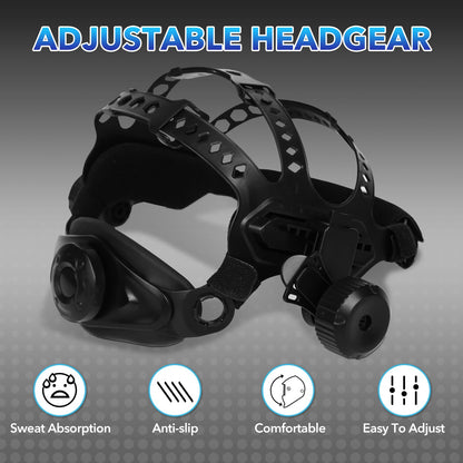 TRQWH Welding Helmet Headgear - Welding Hood Headgear Replacement Head Gear Welding Helmet Accessories with Sweatband for Round/Square Hole Helmet (Square Hole)