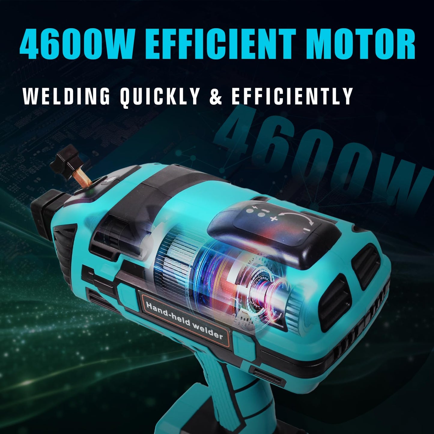 TRQWH 120A Welding Machine Handheld 110V Portable Stick Welder ARC Welder Machine IGBT Inverter Mini MMA Welder Machine Fit for 1/16"-1/8" Rods (TRQ-WM120BLUE)