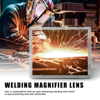 TRQWH Welding Helmet Magnifying Lens 2.0/2.5 Diopter Eye-Protecting Welder Accessories Magnifier Cheater Lens (L-2.5 Diopter)