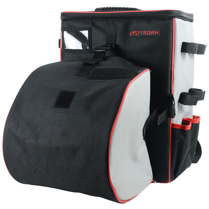 TRQWH Welding Tools Backpack for Men Extreme Gear Pack with Helmet Catch Large Capacity Waterproof Reinforced Bottom Multipurpose Welding Bag