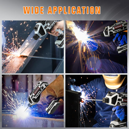YesRight Welding Machine Handheld 110V 120Amp Portable ARC Welder Gun Hand Held Welder Machine with IGBT Inverter 5 Variable Current Adjustment for 1/16''-1/8'' Welding Rods