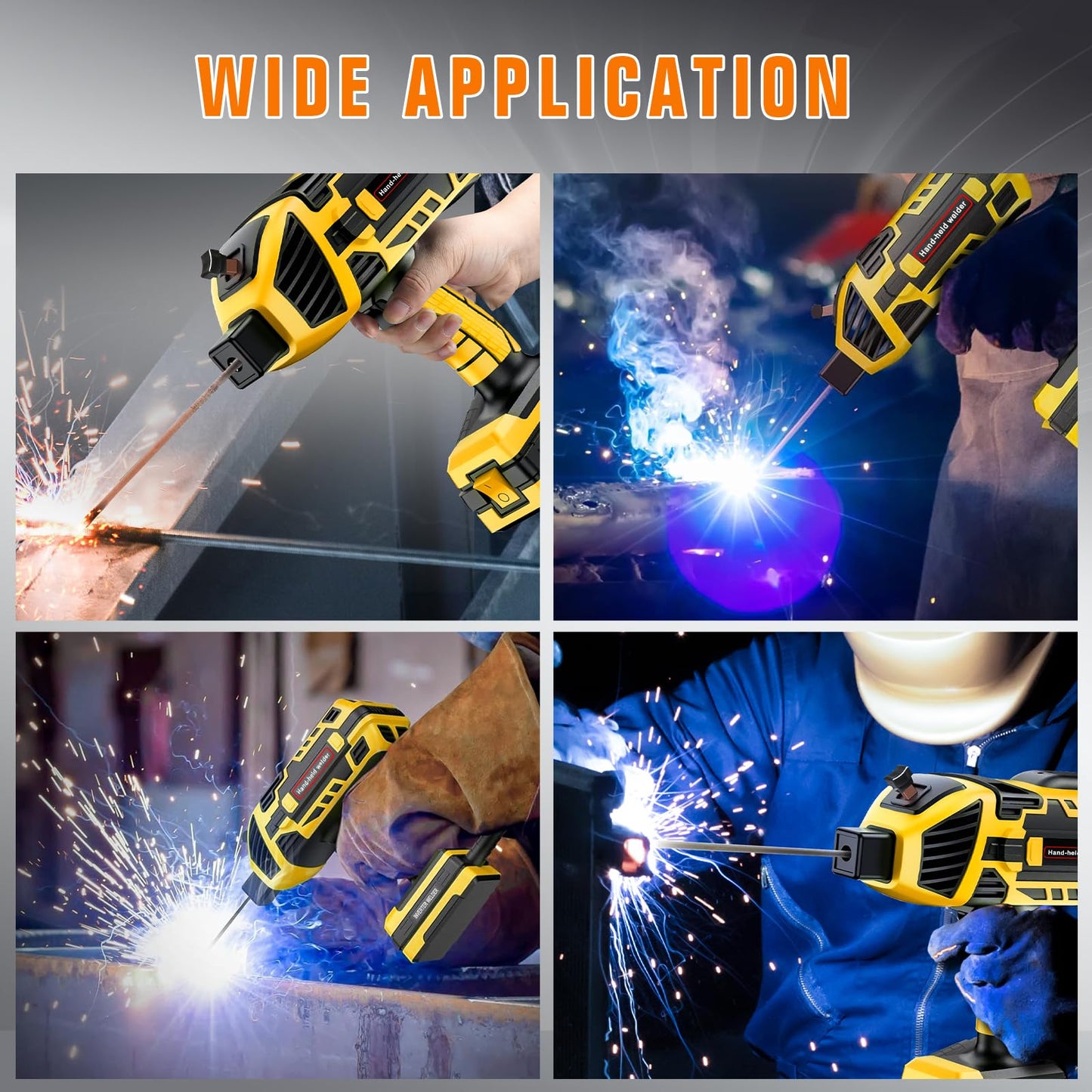 YesRight Handheld Welding Machine 110V 120A Portable Electric Welder Machine ARC Welder Gun with IGBT Inverter 5 Variable Current Adjustment for 3/32"-1/8" Welding Rod Tool