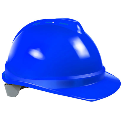 Blue Adjustable Safety Hard Hat