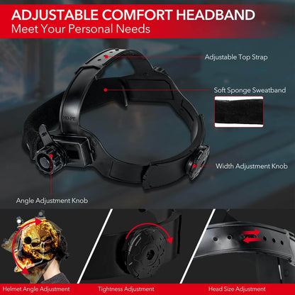 True Color Auto Darkening Welding Helmets