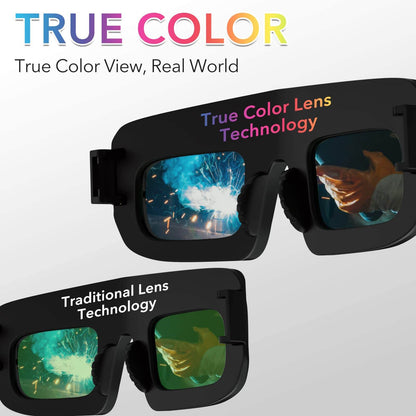 Solar Powered Auto-darkening Safety Welding Goggles