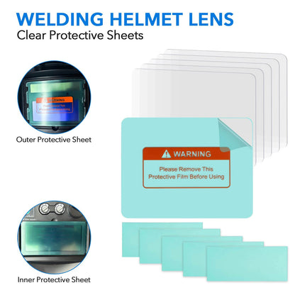 Welding Helmet Replacement lens Outside Protective Lens