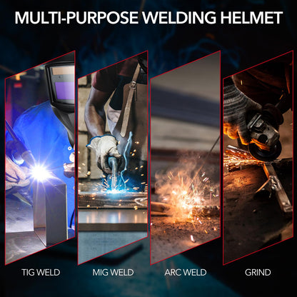 Auto Darkening Welding Helmets with Light