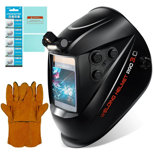 Auto Darkening Welding Helmet Large View