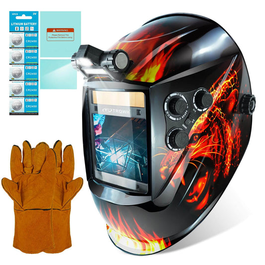 Large View Auto Dark Welding Helmet for MIG TIG ARC
