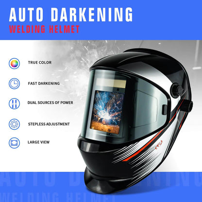 Large Viewing Welding Helmet with Side View
