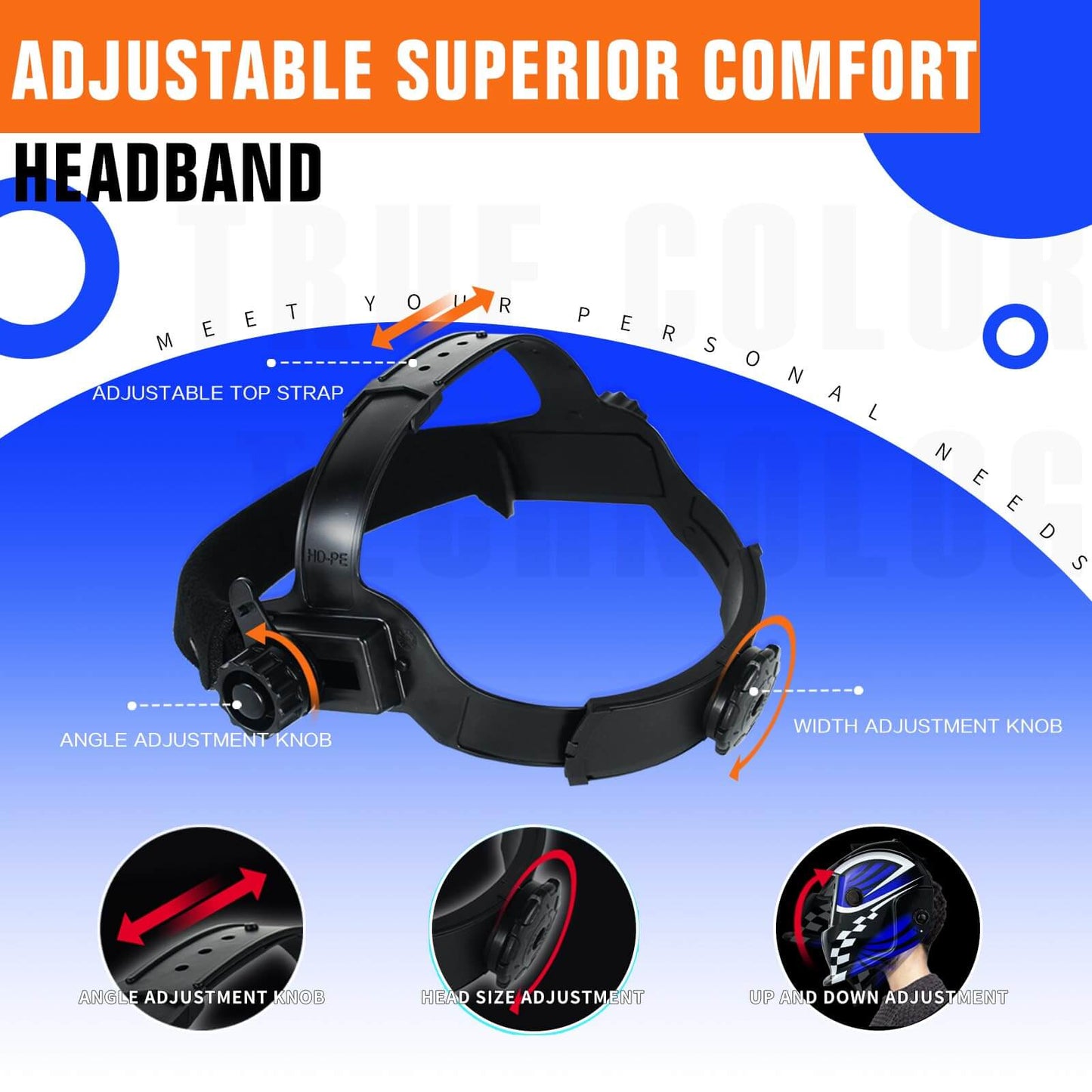 True Color Auto Darkening Welding Helmets