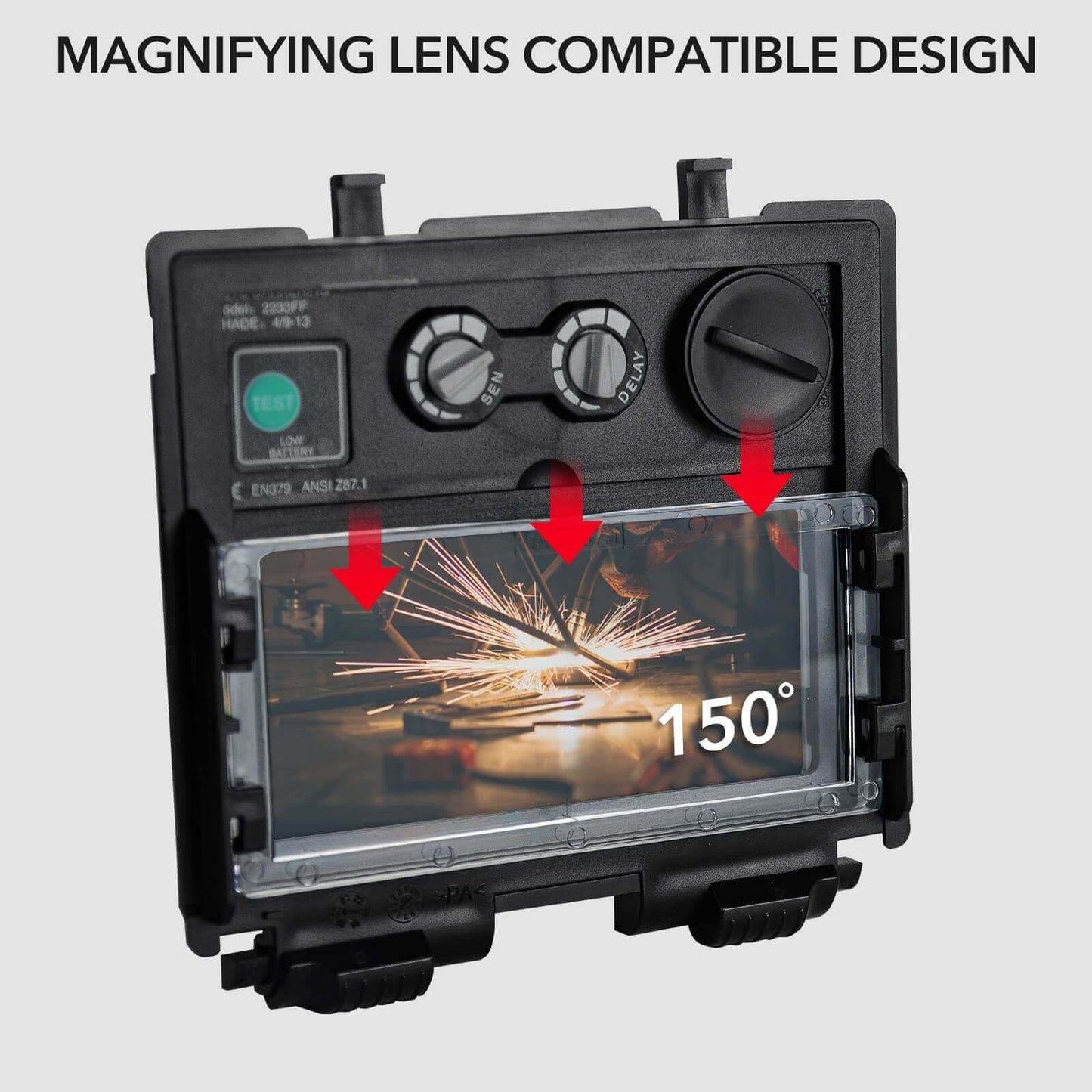2PCS Welding Helmet Magnifying Lens 1.0/1.5/2.0/2.5/3.0 Diopter