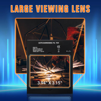 Large Viewing Welding Helmets for Men