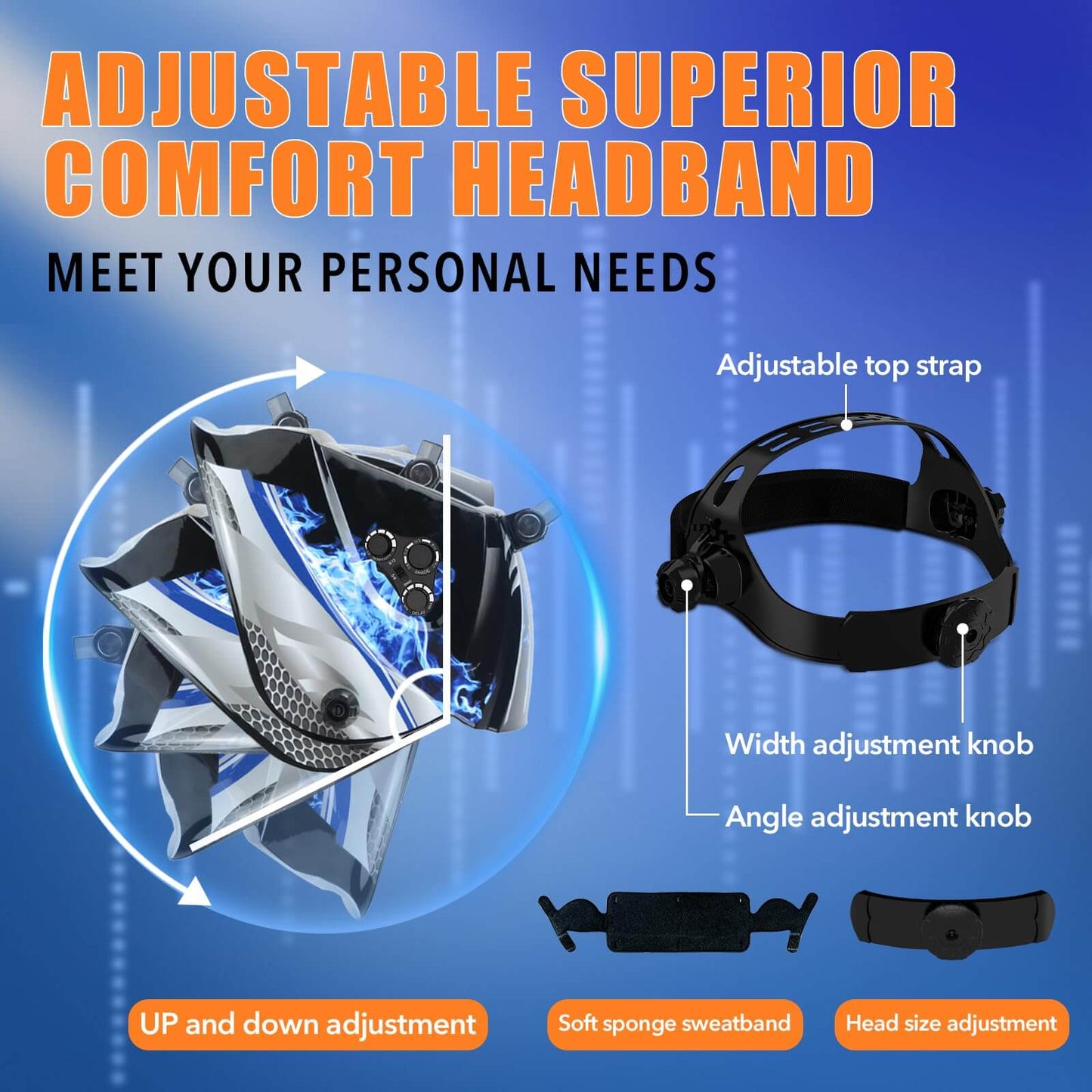 Large Viewing Welding Helmets for Men