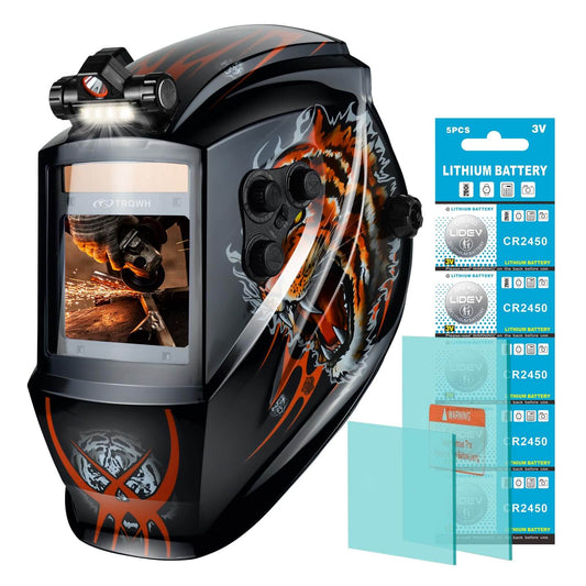 Auto Darkening Welding Helmet Large Viewing