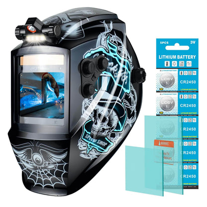 Large Viewing Welding Helmet for TIG MIG ARC